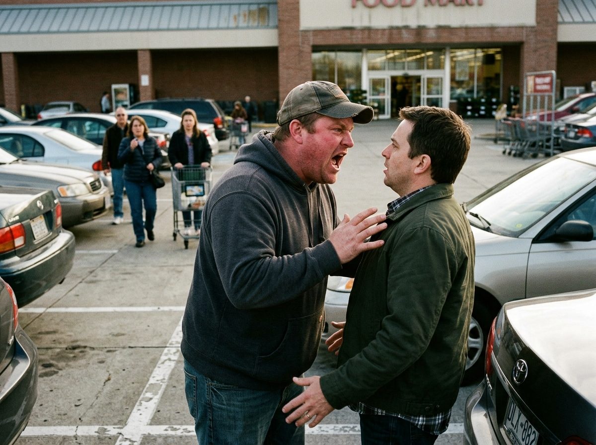 A tense confrontation scenario
