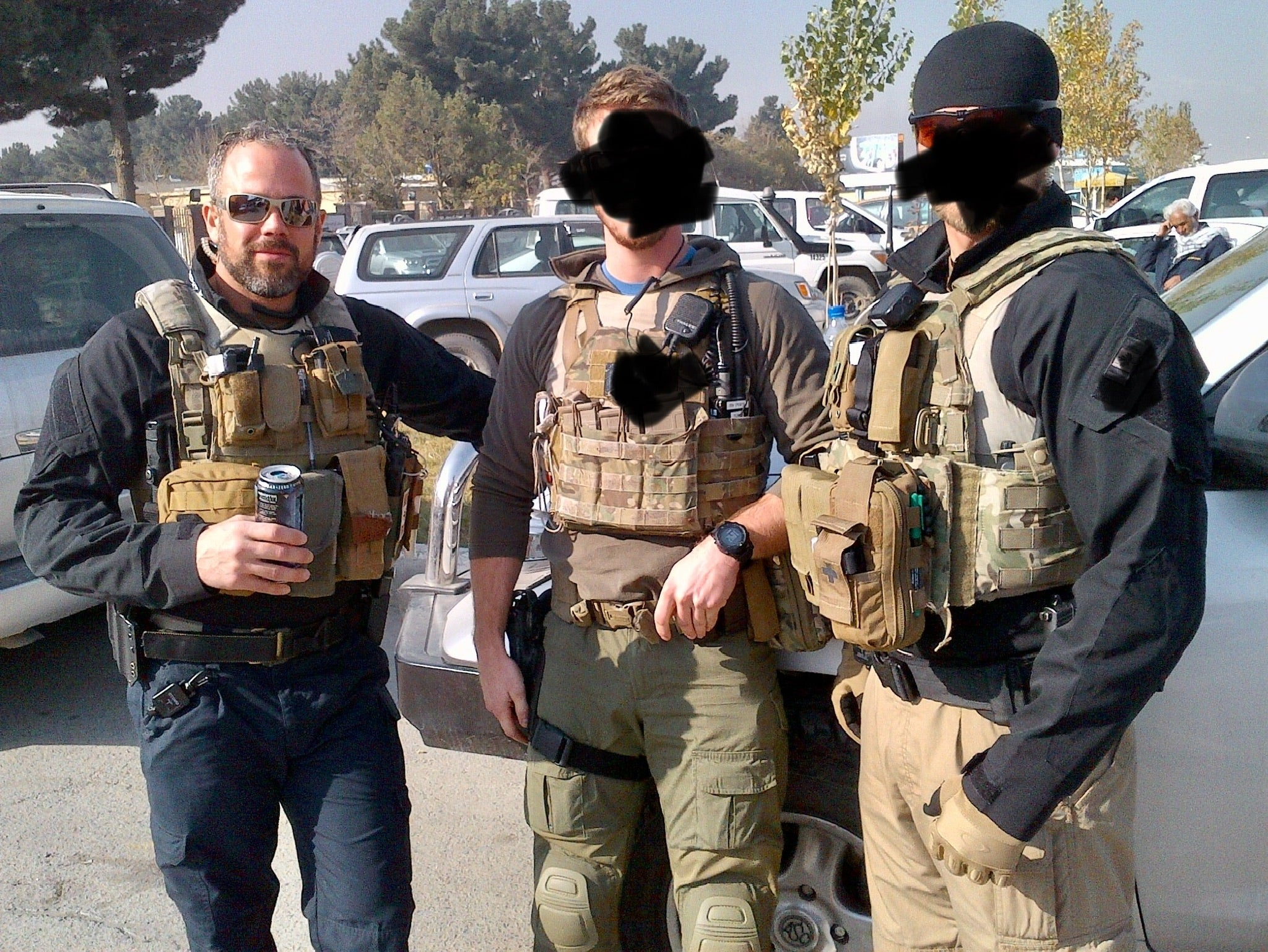 Adam Seegmiller with fellow operators in theater